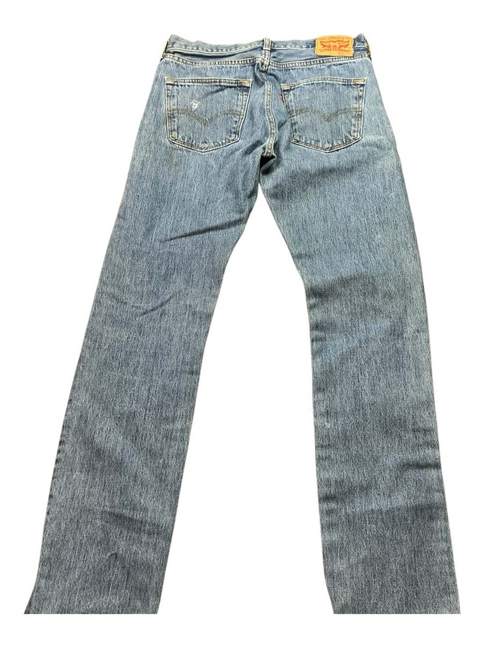Y2K Levi’s 501 button fly medium wash straight leg jeans 32 x 34